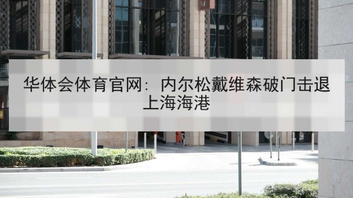 华体会体育官网: 内尔松戴维森破门击退上海海港